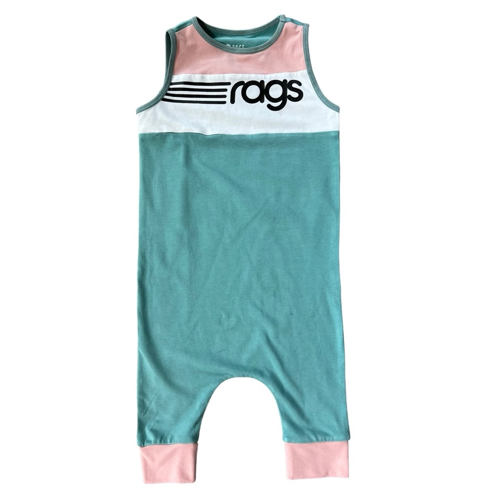 Rags Tank Yoke Capri Romper Size 2T